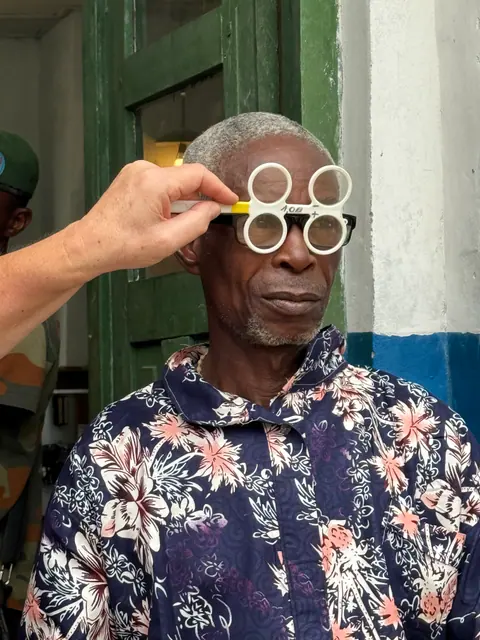 Mesure de la correction visuelle — Basankusu · 2025