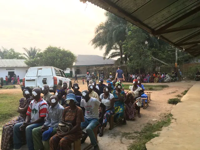 Accueil à l’extérieur du centre — Congo · 2020