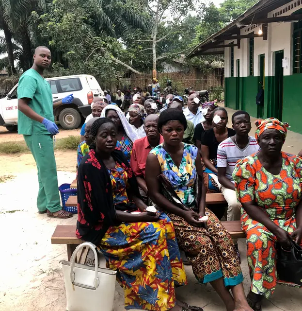 Groupe à l’extérieur du centre — Congo · 2020